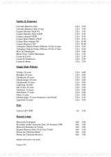 Menus & Prices, Froggies, Ashford