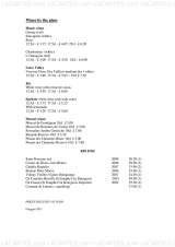 Menus & Prices, Froggies, Ashford
