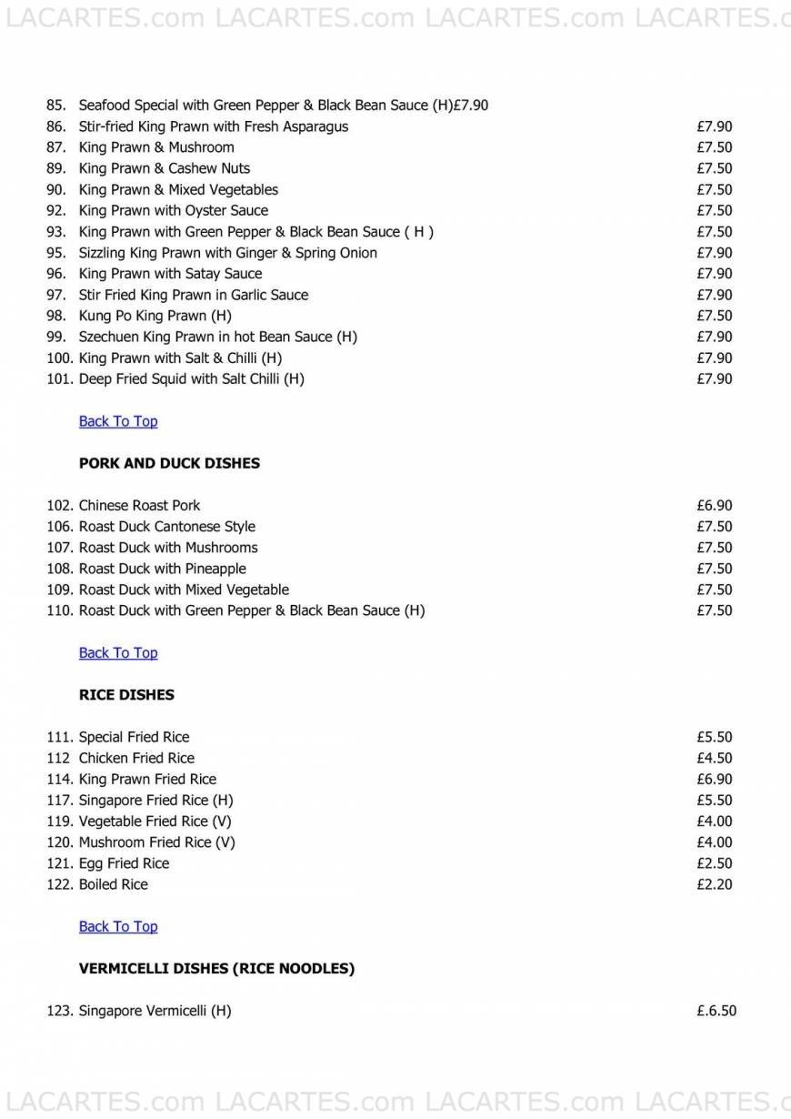  Pricelists of Imperial China 16 High Street  - Photo 21 of 24