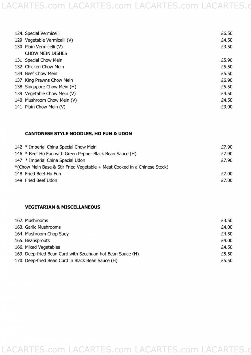  Pricelists of Imperial China 16 High Street  - Photo 20 of 24
