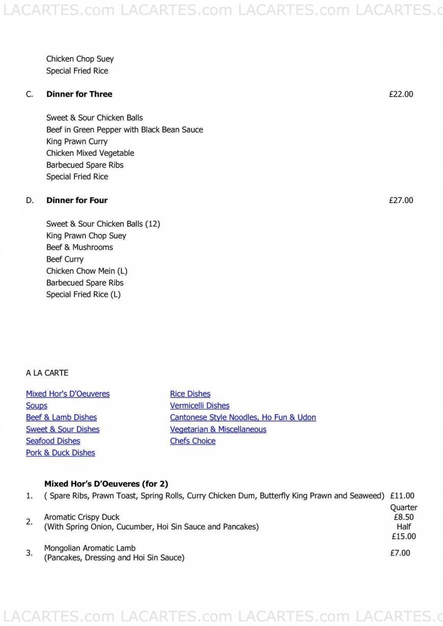  Pricelists of Imperial China 16 High Street  - Photo 2 of 24