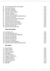 Menus & Prices, Imperial China, Ashford