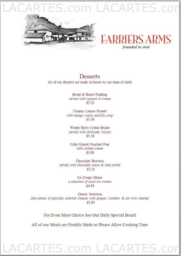  Pricelists of The Farriers Arms The Forstal Mersham - Photo 3 of 7