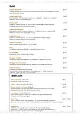 Menus & Prices, La Margherita Italian restaurant, Cambridge