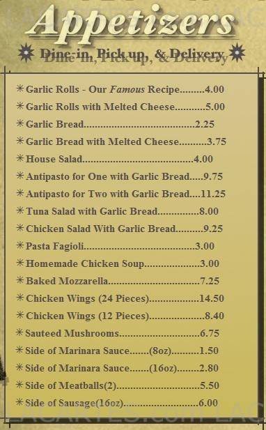  Pricelists of LUV'N OVEN Pizza and Pasta - FL 9410 GRIFFIN ROAD - Photo 2 of 16