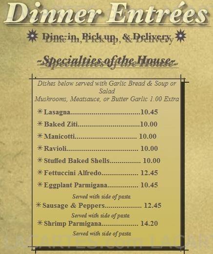  Pricelists of LUV'N OVEN Pizza and Pasta - FL 9410 GRIFFIN ROAD - Photo 6 of 16