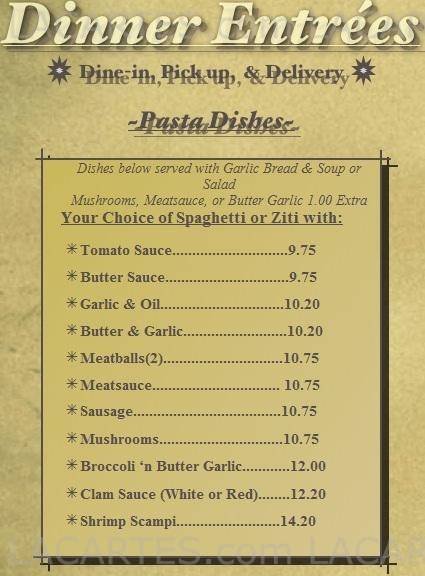  Pricelists of LUV'N OVEN Pizza and Pasta - FL 9410 GRIFFIN ROAD - Photo 7 of 16