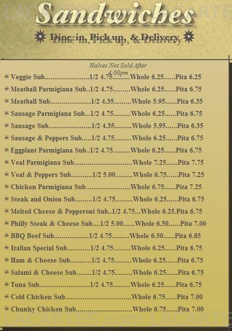  Pricelists of LUV'N OVEN Pizza and Pasta - FL 9410 GRIFFIN ROAD - Photo 12 of 16