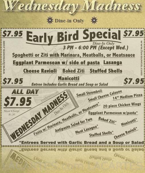  Pricelists of LUV'N OVEN Pizza and Pasta - FL 9410 GRIFFIN ROAD - Photo 15 of 16