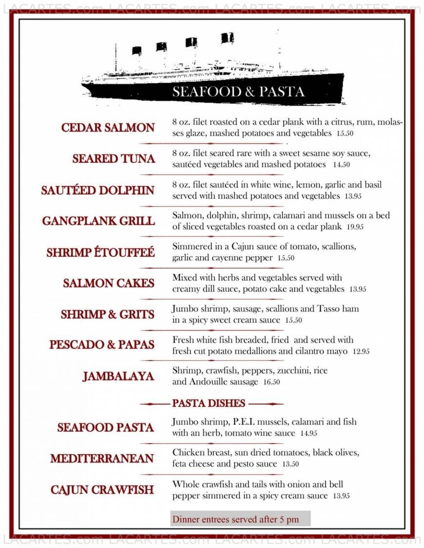  Pricelists of Titanic Restaurant & Brewery - FL 5813 Ponce De Leon Boulevard - Photo 4 of 5