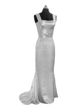 Bias cut satin wedding dress Anne Fontenoy 36a Clifton Road 