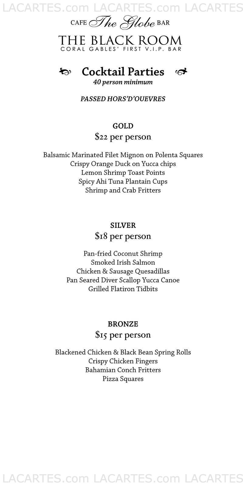  Pricelists of The Globe Cafe and Bar - FL 377 Alhambra Circle Downtown - Photo 6 of 13