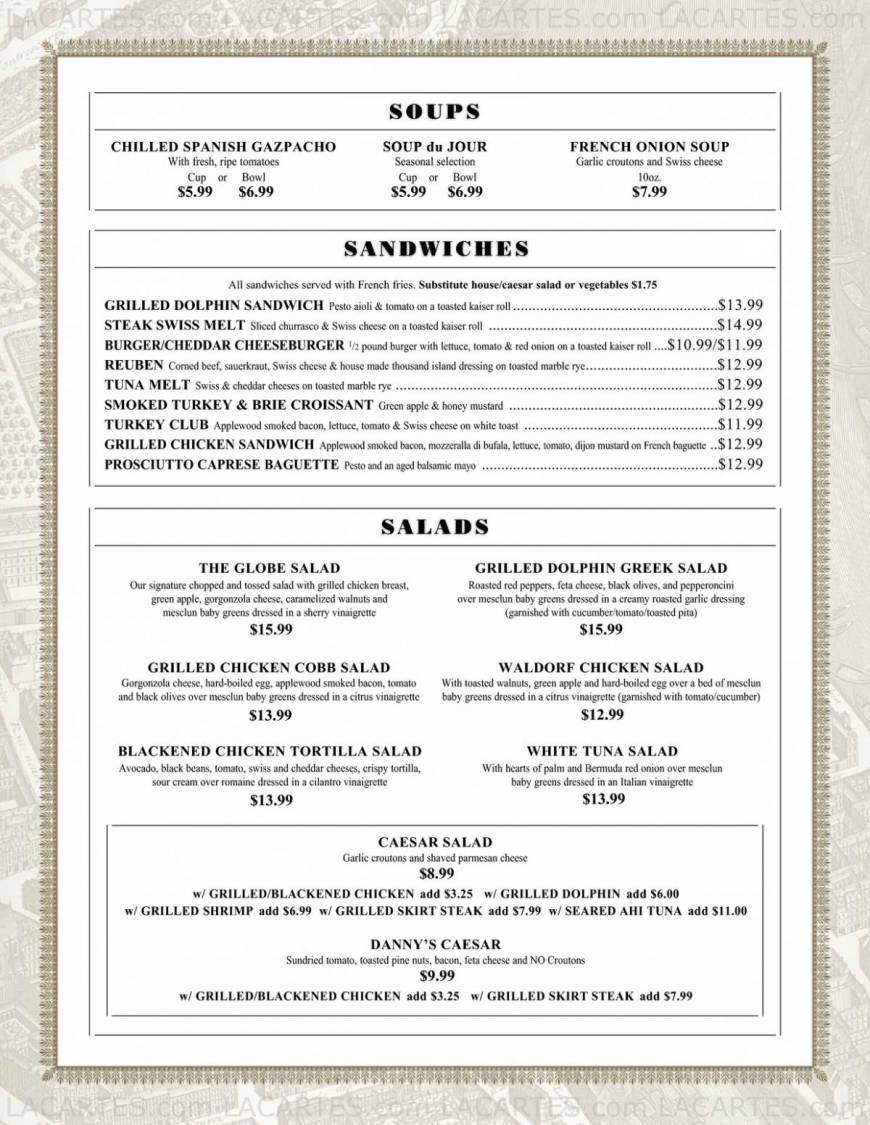  Pricelists of The Globe Cafe and Bar - FL 377 Alhambra Circle Downtown - Photo 11 of 13