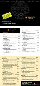 Menus & Prices, Mango Tree Restaurant, Maidstone