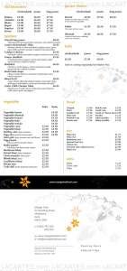 Menus & Prices, Mango Tree Restaurant, Maidstone