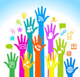 Media-Human-mobile.The development of global communications. Communication in mobile and internet networks, Social Media Helpers, Birmingham