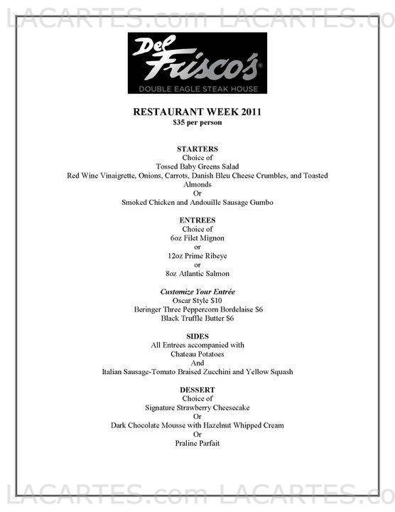  Pricelists of Del Frisco's Double Eagle Steakhouse Las Vegas 3925 Paradise Road - Photo 6 of 10