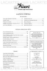 Menus & Prices, Del Frisco's Double Eagle Steakhouse Las Vegas, Las Vegas