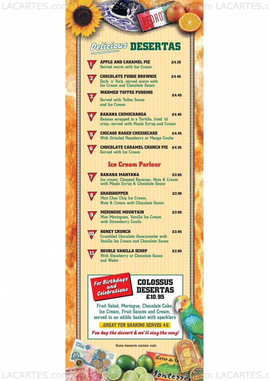 Pricelists of Pedro's Mexican Cantina Chapelfield Gardens    - Photo 4 of 9