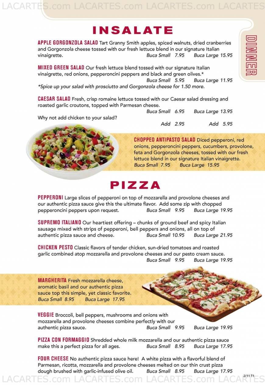  Pricelists of Buca di Beppo Pool Lane, Bromborough - Photo 16 of 19