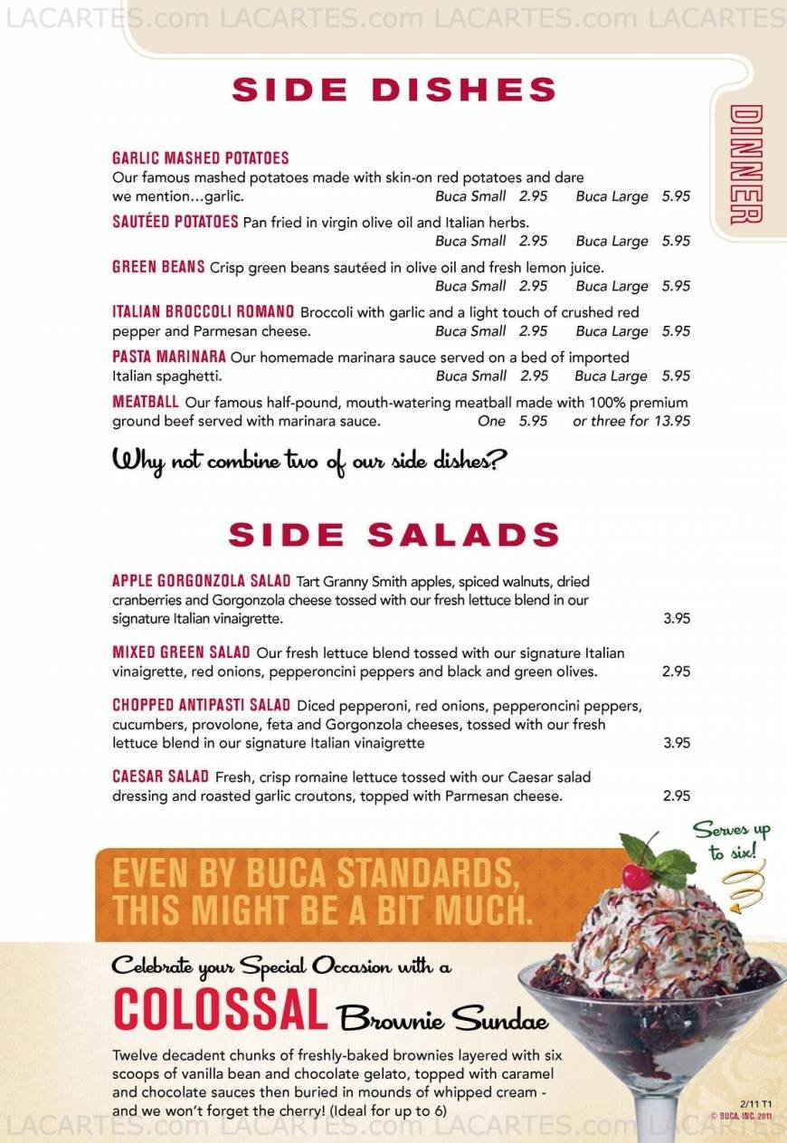  Pricelists of Buca di Beppo Pool Lane, Bromborough - Photo 14 of 19