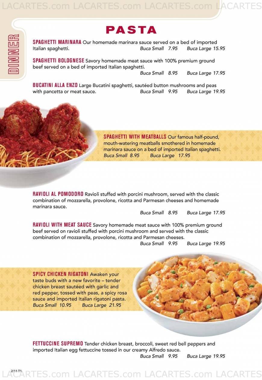  Pricelists of Buca di Beppo Pool Lane, Bromborough - Photo 12 of 19