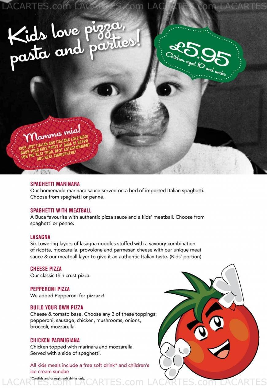  Pricelists of Buca di Beppo Pool Lane, Bromborough - Photo 10 of 19