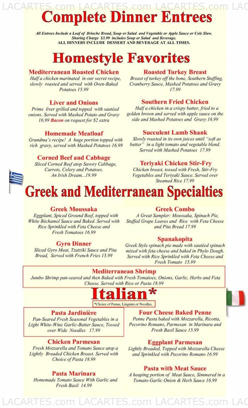  Pricelists of Flashback Diner & Coffeehouse - Hallandale, FL 220 S. Federal Hwy - Photo 7 of 12