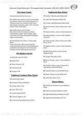 Menus & Prices, MONSOON INDIAN RESTAURANT, Worcester