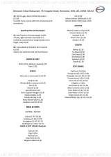 Menus & Prices, MONSOON INDIAN RESTAURANT, Worcester