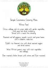 Menus & Prices, Cazamance Cafe Cesar Chavez, Austin