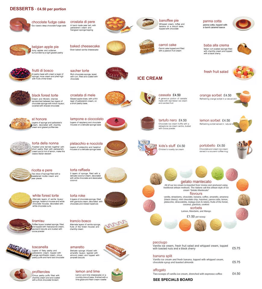  Pricelists of Fellini Restaurant 294 Uxbridge Road - Photo 23 of 23