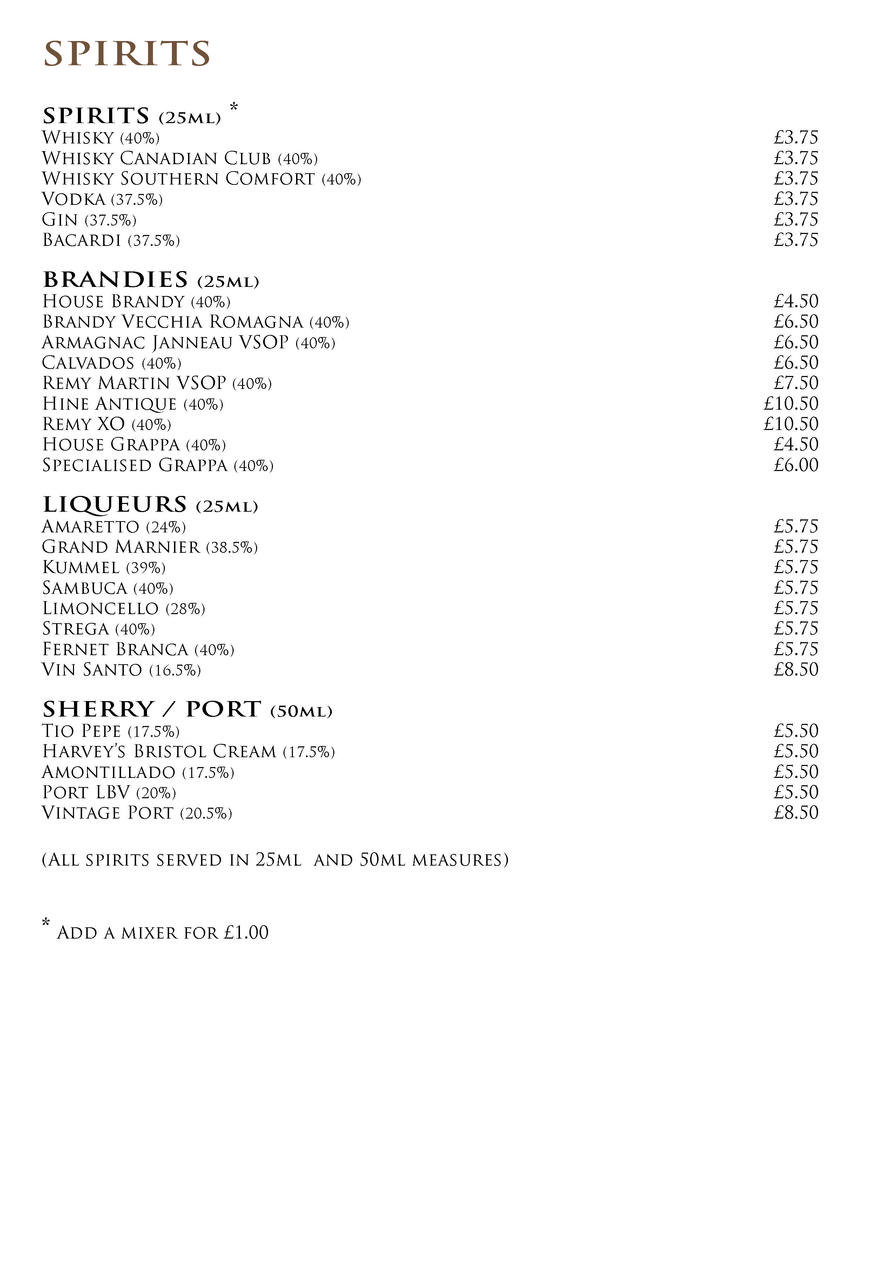  Pricelists of Fellini Restaurant 294 Uxbridge Road - Photo 1 of 23