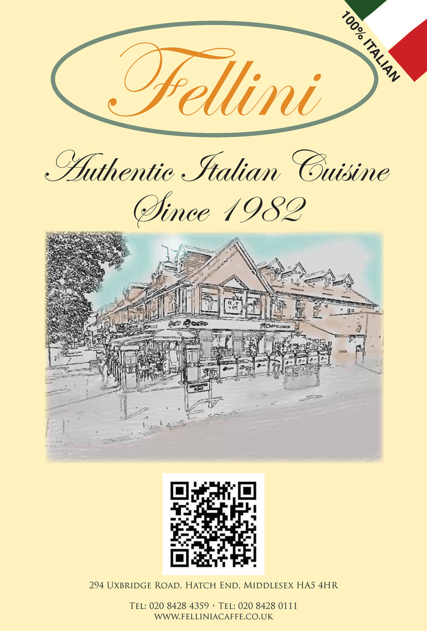  Pricelists of Fellini Restaurant 294 Uxbridge Road - Photo 8 of 23