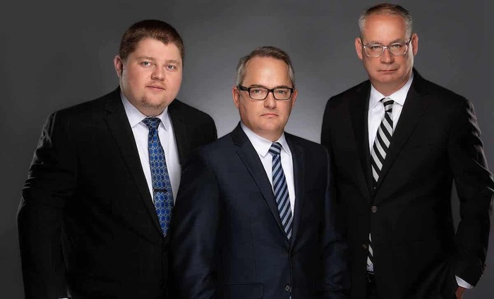 Meet your attorneys; Grant Alvine, Bram Weidenaar, and Zachary T. Flood. Profile Photos of Alvine Law Firm, LLP 809 W 10th St - Photo 3 of 6 Meet your attorneys; Grant Alvine, Bram Weidenaar, and Zachary T. Flood. Profile Photos of Alvine Law Firm, LLP 809 W 10th St - Photo 3 of 6