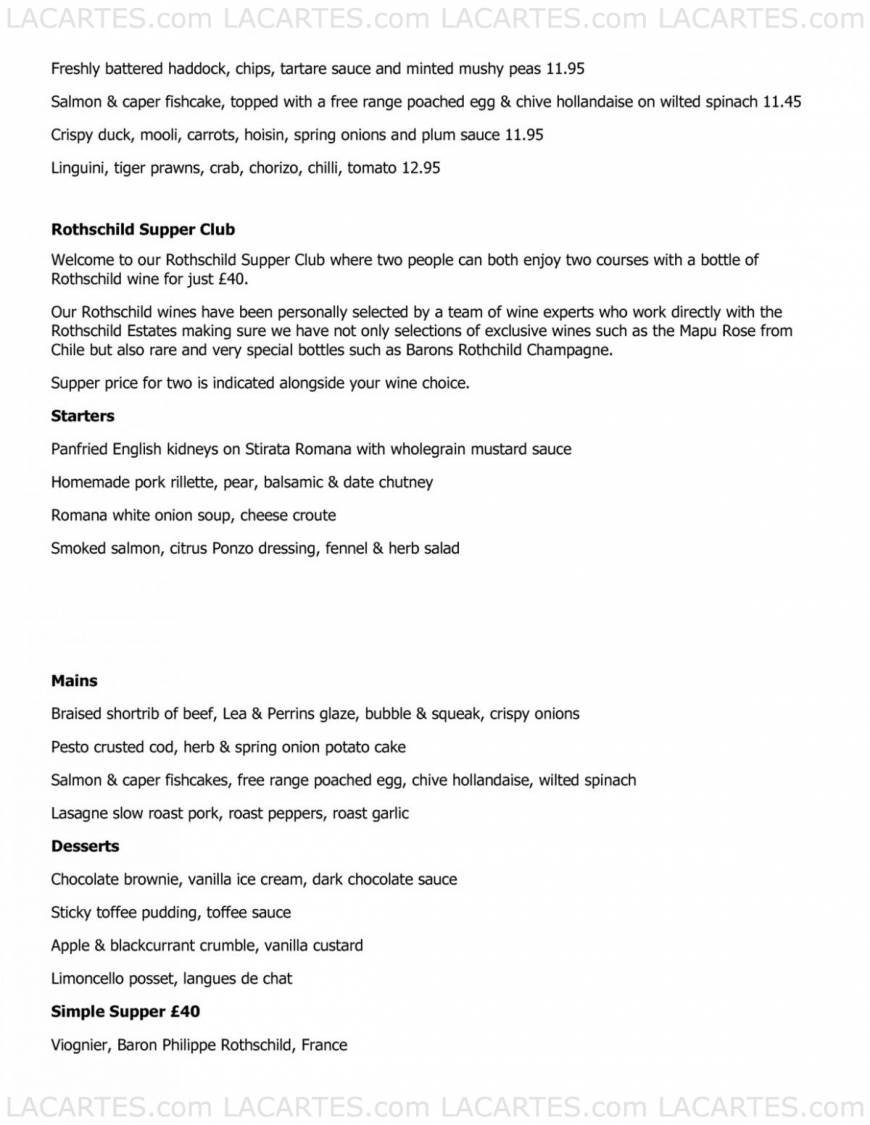  Pricelists of The Royal Saracens Head London End - Photo 3 of 12