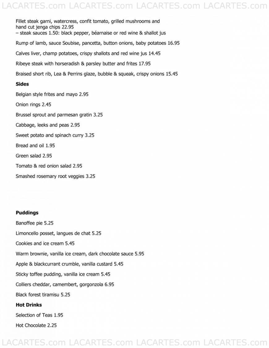  Pricelists of The Royal Saracens Head London End - Photo 5 of 12
