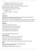 Menus & Prices, The Royal Saracens Head, Beaconsfield