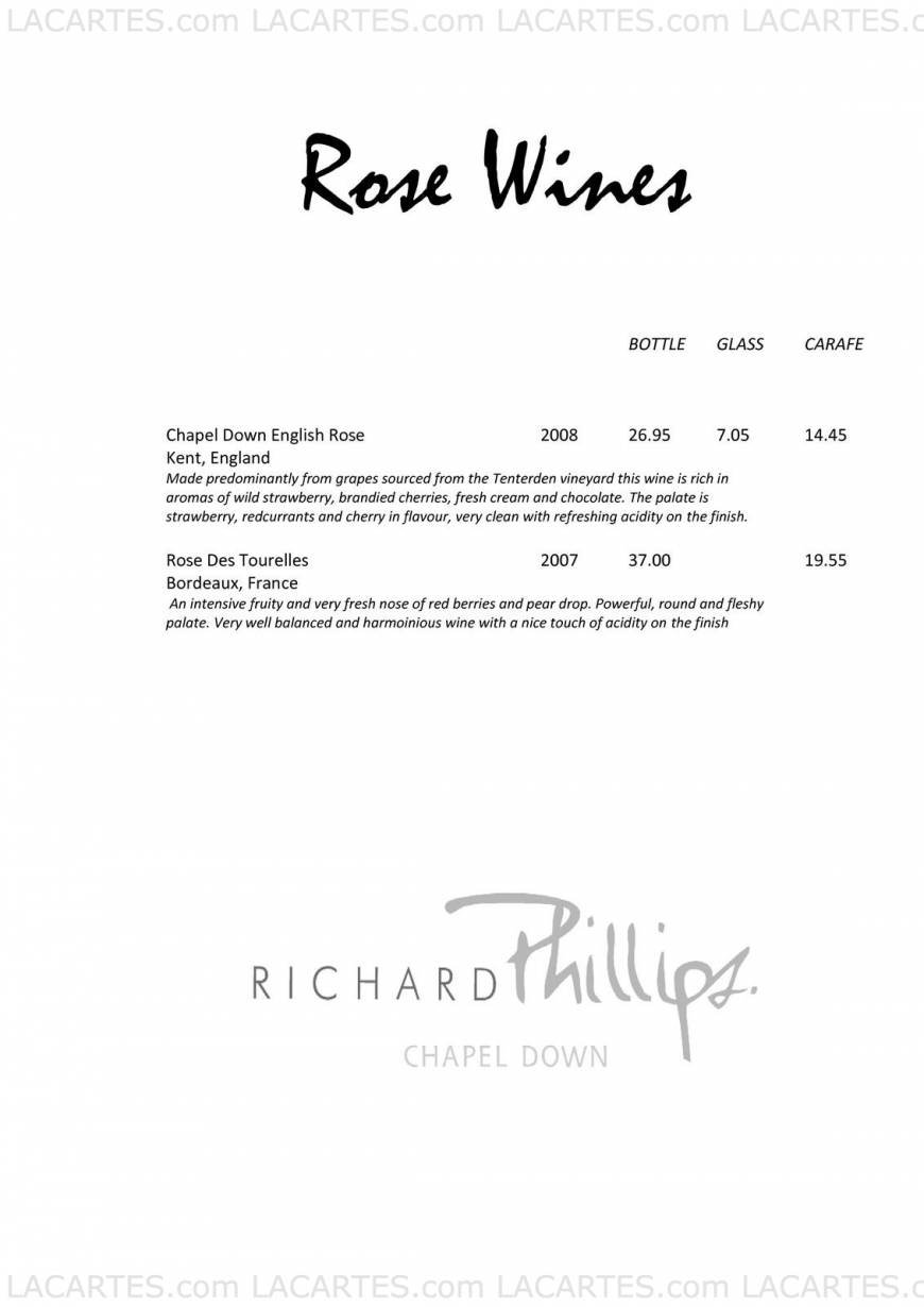  Pricelists of Richard Phillips at Chapel Down Tenterden Vineyard, Small Hythe - Photo 22 of 26