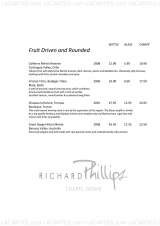Menus & Prices, Richard Phillips at Chapel Down, Tenterden