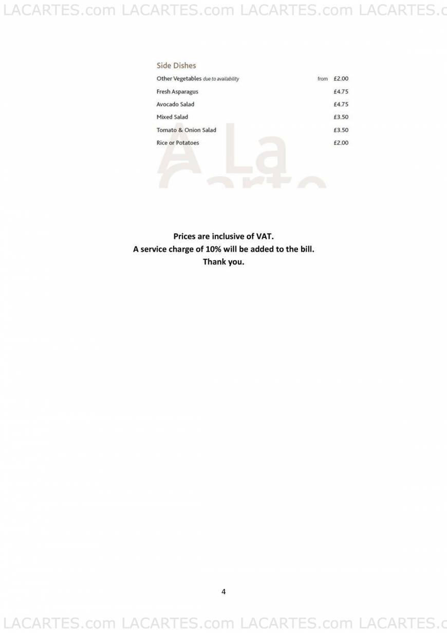  Pricelists of Le Dolomiti Restaurant 747-753 Sidcup Road, (Fiveways on the A20), New Eltham - Photo 4 of 13