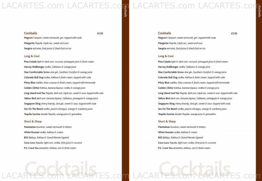  Pricelists of Le Dolomiti Restaurant 747-753 Sidcup Road, (Fiveways on the A20), New Eltham - Photo 6 of 13