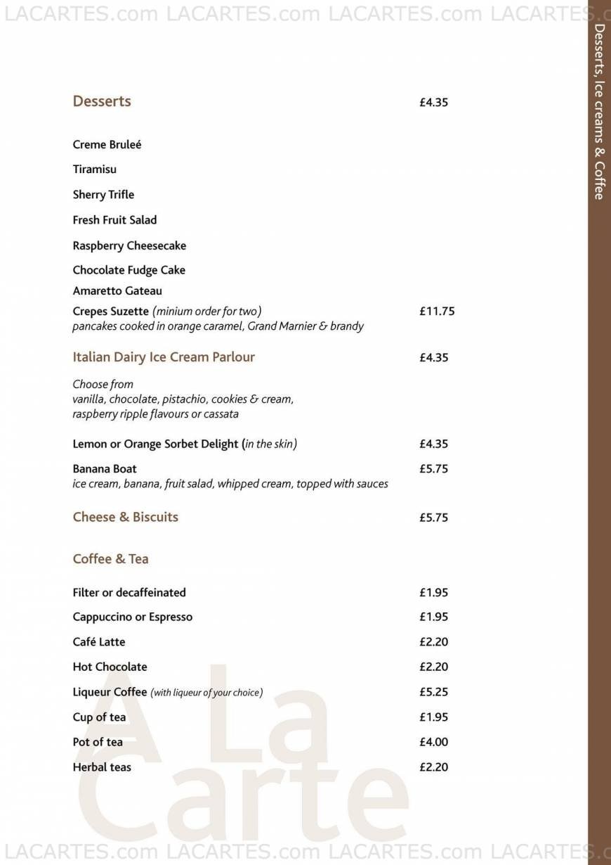  Pricelists of Le Dolomiti Restaurant 747-753 Sidcup Road, (Fiveways on the A20), New Eltham - Photo 7 of 13