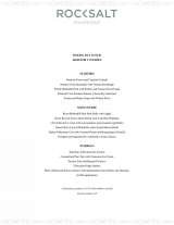 Menus & Prices, Rocksalt Restaurant, Folkestone