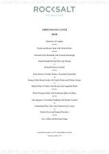 Menus & Prices, Rocksalt Restaurant, Folkestone