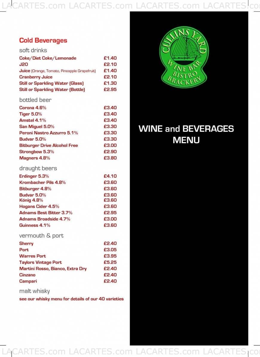  Pricelists of Cullins Yard 11 Cambridge Rd      - Photo 4 of 11