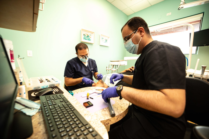 Dr. Behzad Sanei performing root canal at Advanced Dentistry at Morton Grove Advanced Dentistry at Morton Grove of Advanced Dentistry at Morton Grove 5821 Dempster Street - Photo 21 of 24 Dr. Behzad Sanei performing root canal at Advanced Dentistry at Morton Grove Advanced Dentistry at Morton Grove of Advanced Dentistry at Morton Grove 5821 Dempster Street - Photo 21 of 24
