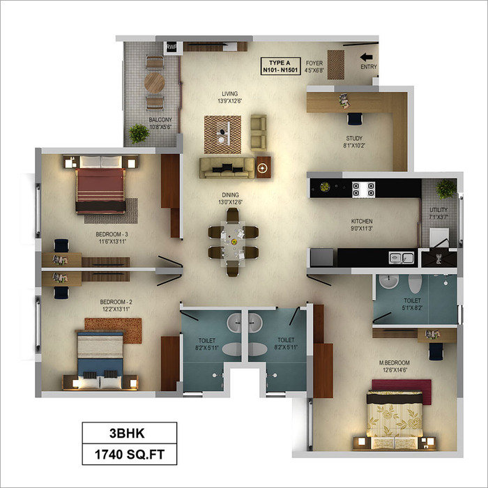  Profile Photos of Mantri Webcity Hennur Main Road, Bangalore - Photo 12 of 13