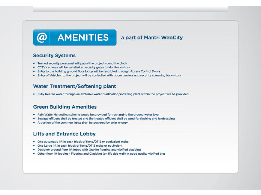  Pricelists of Mantri Webcity Hennur Main Road, Bangalore - Photo 17 of 28
