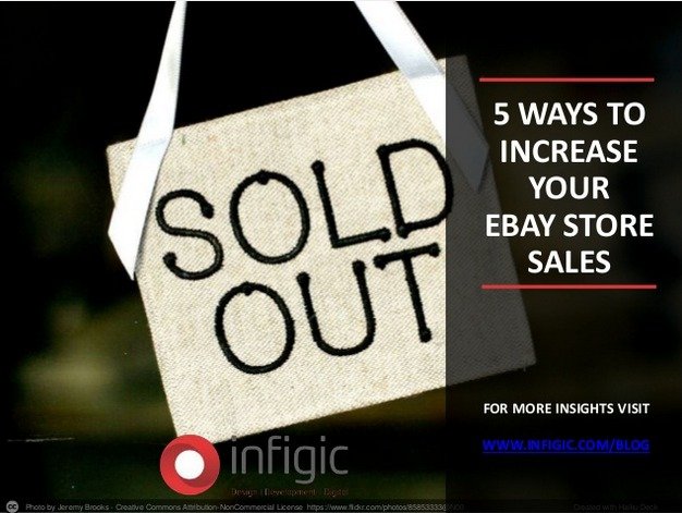 5 Ways to increase your eBay Store Sales eBay Design Store of Infigic Digital Solutions MICA Idea Labs, 3rd Floor, Rangkrupa Building, Near Parimal Garden - Photo 94 of 121